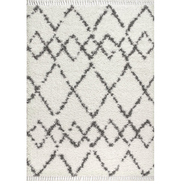 Bungalow Rose Laster Cream/Gray Area Rug & Reviews Wayfair
